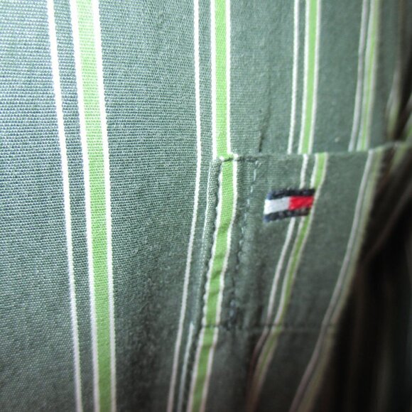 TOMMY HILFIGER CUSTOM FIT BUTTON DOWN SHIRT SZ XL - Picture 4 of 11